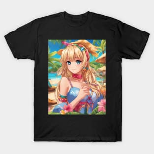 Nerdy and Nice Anime Girl Graphi T-Shirt